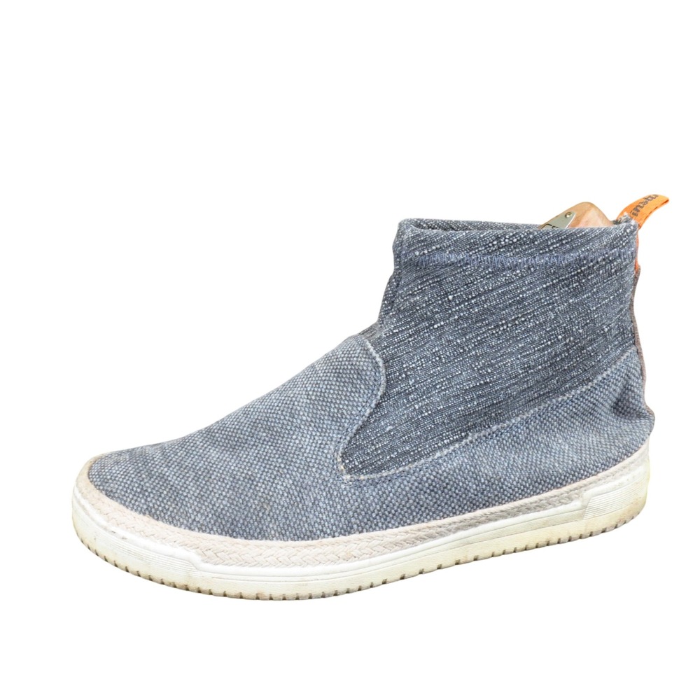 Toni Pons Instint Womens High Top Canvas Boots Size 40 Espadrille Grey Textile